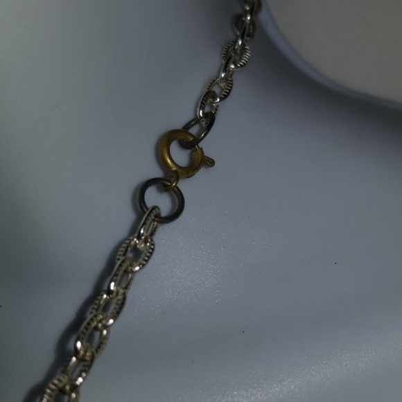 Necklace Shell Dangle Nautical White Gold Tone - Picture 7 of 7